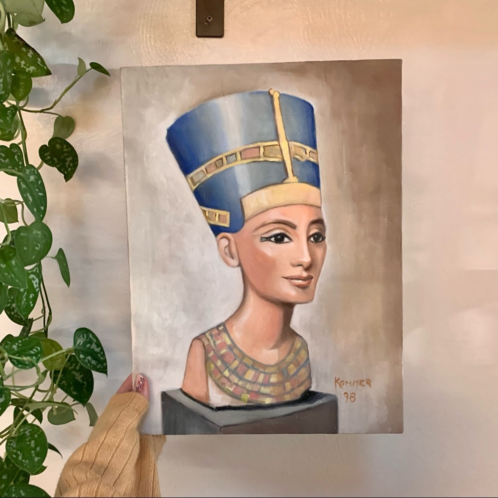 Nefertiti canvas painting